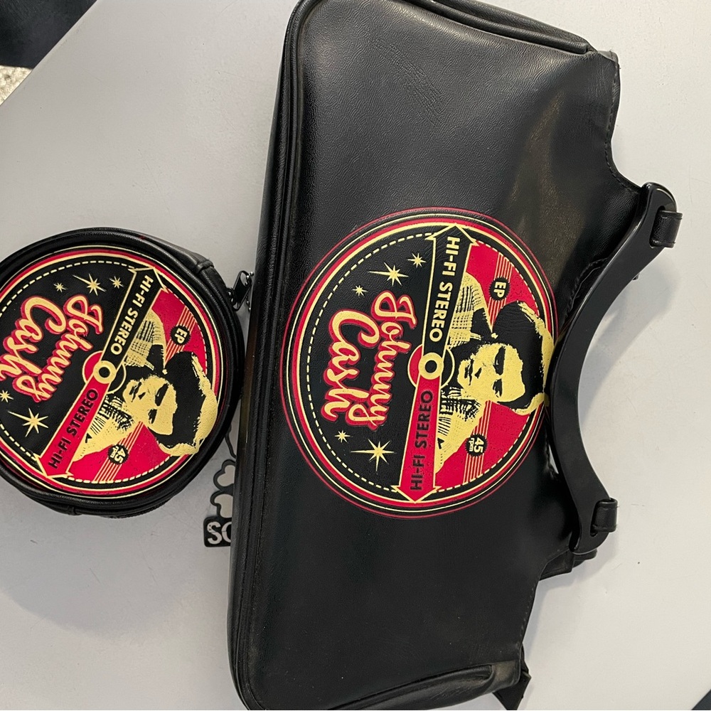 Johnny Cash Purse and Coin Purse